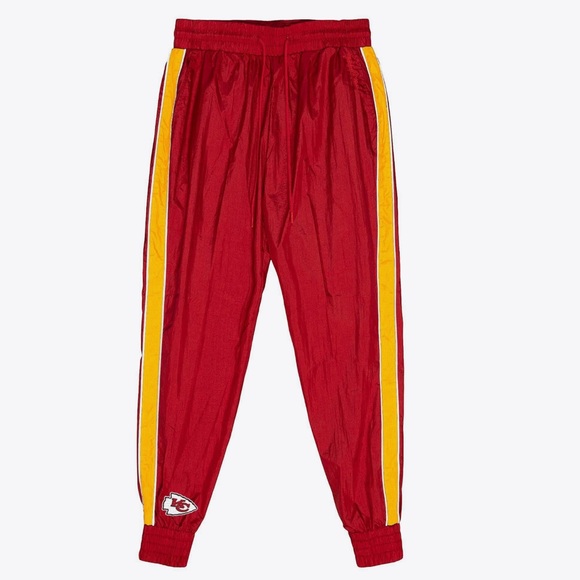 Mitchell & Ness Pants - Mitchell & Ness Nostalgia Co NFL Throwbacks KC Chiefs Parachute Joggers Small